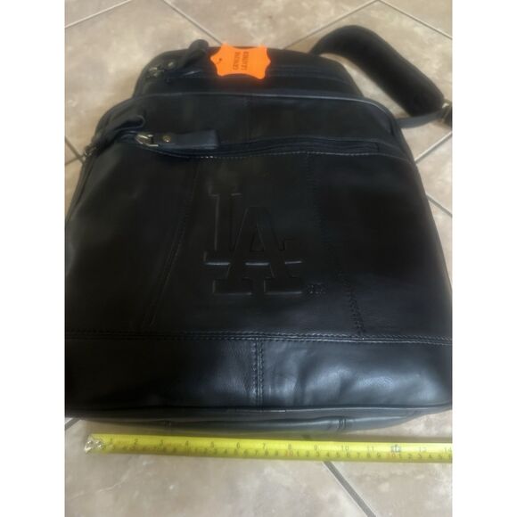 NWT MLB Merchandise Genuine Leather Backpack LA Dodgers Los Angeles Dodgers - Picture 6 of 9
